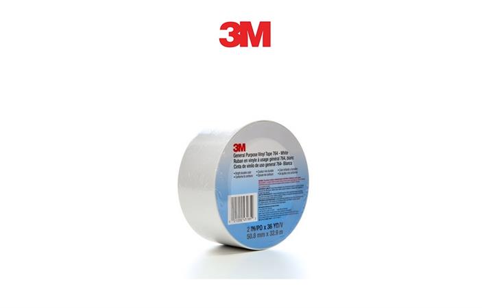 3M 764 NASTRO VINILE BIANCO 50x33mm