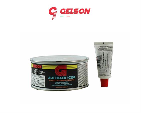 GELSON ALU FILLER 10250 DA 1,5Kg STUCCO POLIESTERE CON ALLUMINIO