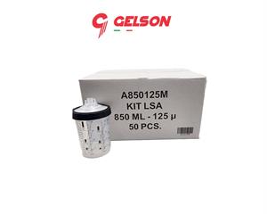 GELSON KIT LSA PPS MONOUSO DA 850ml-125micron A850125M