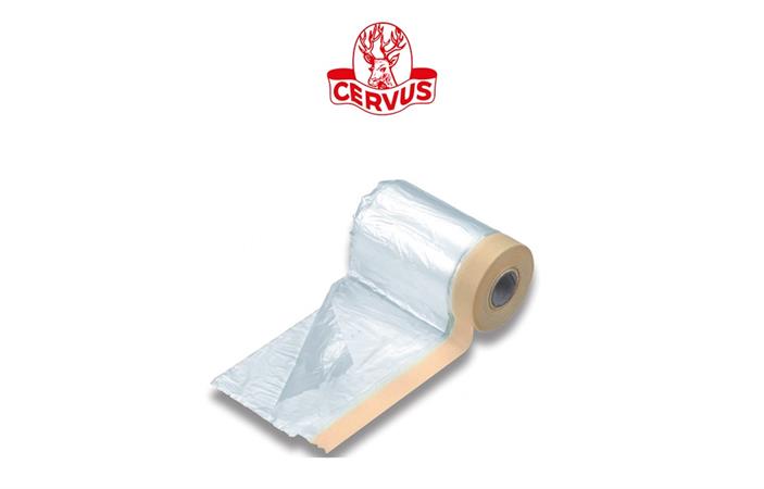 CERVUS TELO CON NASTRO ADESIVO COVER QUICK 140cmx33m