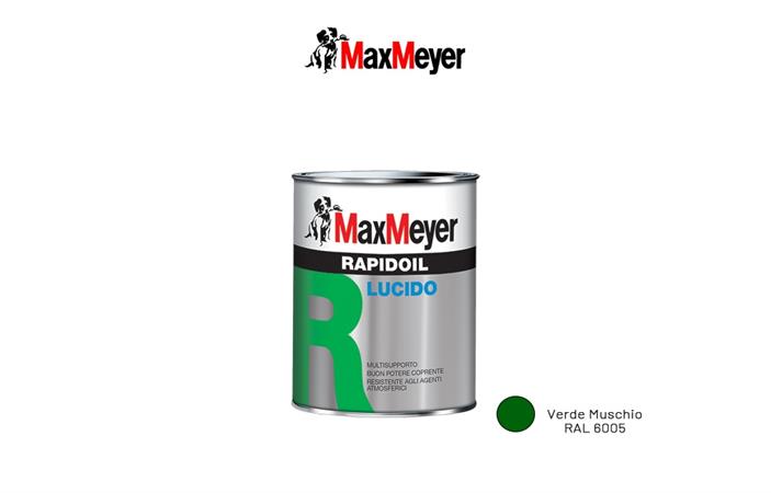 MAX MEYER RAPIDOIL VERDE MUSCHIO RAL 6005 4l