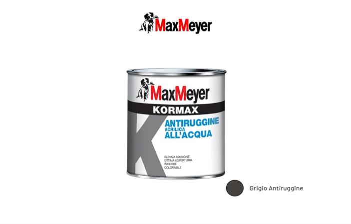 MAX MEYER KORMAX ANTIRUGGINE ACRILICO GRIGIO ANTIRUGGINE 750ml