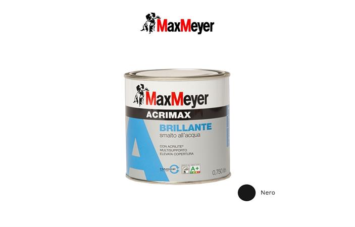 MAX MEYER ACRIMAX SATINATO NERO RAL 9005 2,5l