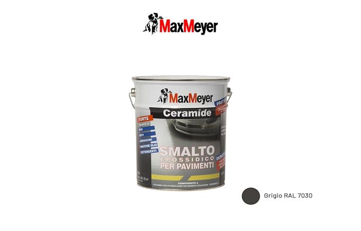 MAX MEYER CERAMIDE SMALTO EPOSSIDICO GRIGIO RAL 7030 1l