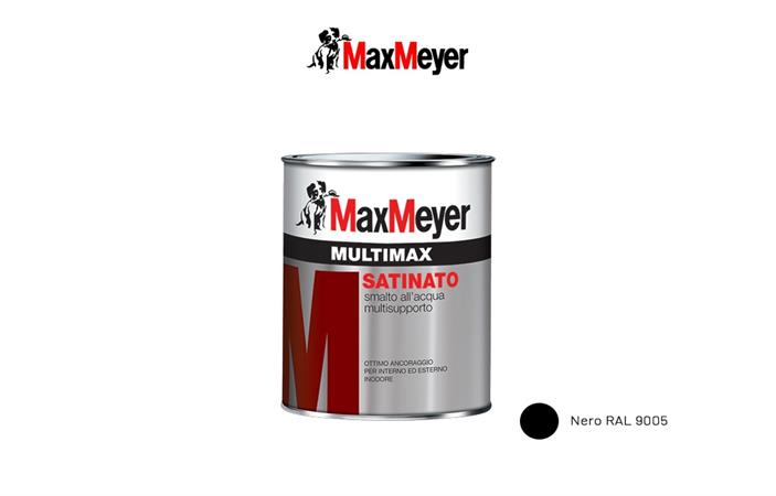 MAX MEYER MULTIMAX SATINATO NERO RAL 9005 750ml