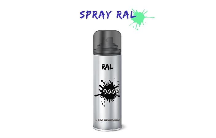 SPRAY RAL 9005 NERO LUCIDO 400ml