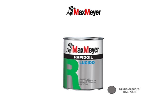 MAX MEYER RAPIDOIL GRIGIO ARGENTO RAL 7001 2,5l