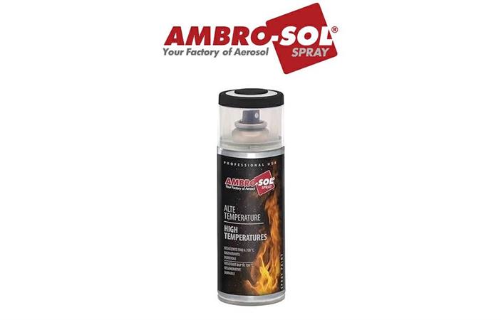 AMBRO-SOL SPRAY ALTE TEMPERATURE NERO OPACO 400°C 400ml
