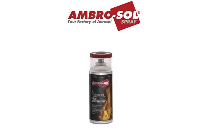 AMBRO-SOL SPRAY ALTE TEMPERATURE ROSSO TERRACOTTA 300°C 400ml