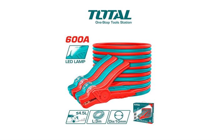 TOTAL CAVI BATTERIA 3m - 600A CON LED