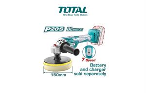 TOTAL LUCIDATRICE ROTATIVA 150mm - ONE BATTERY