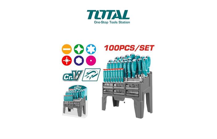 TOTAL SET CACCIAVITI PROFESSIONALI 100pz