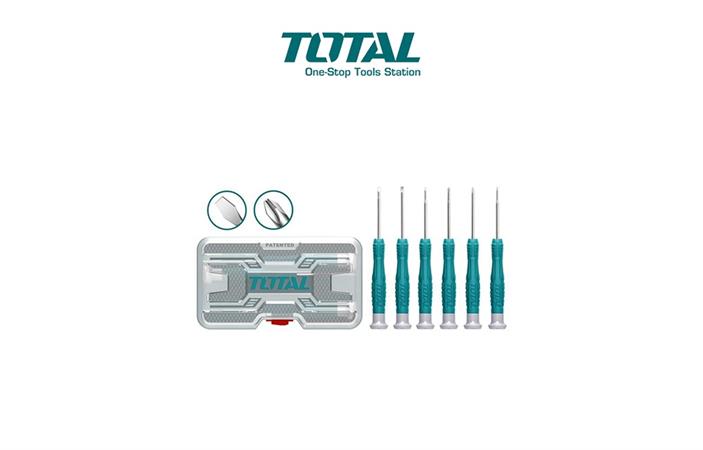 TOTAL SET CACCIAVITI DI PRECISIONE 6pz