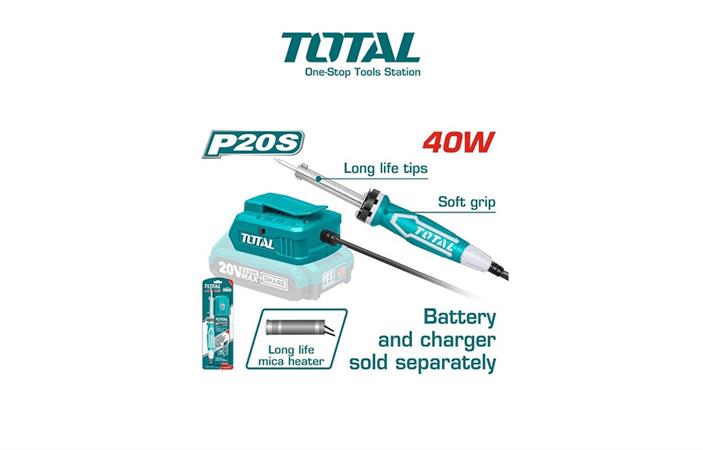 TOTAL SALDATORE A STAGNO 20V - ONE BATTERY