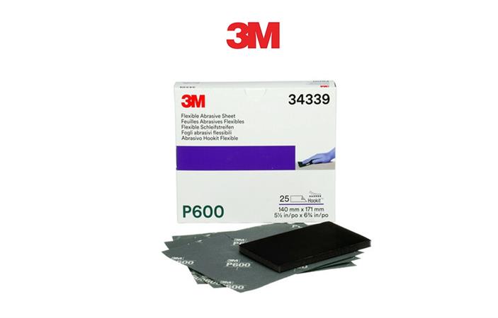 3M 34339 FOGLI ABRASIVI FLESSIBILI P600